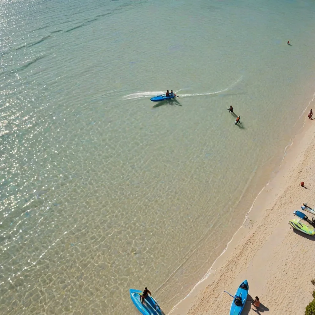 Sporty wodne nad morzem